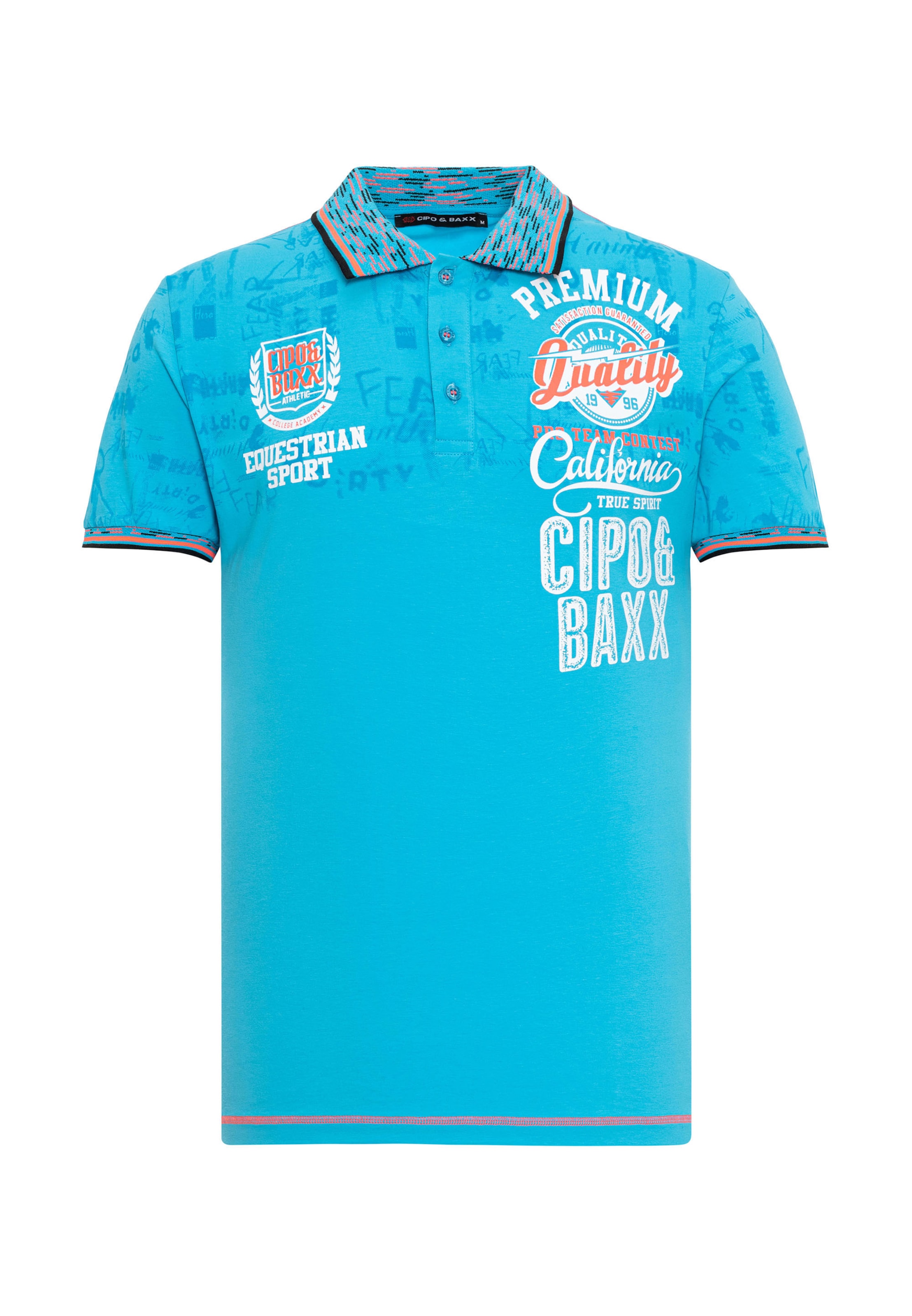 CIPO & BAXX Shirt in Blue: front
