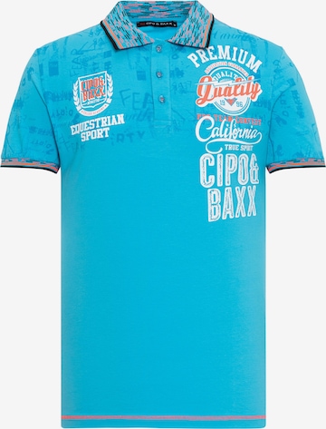 CIPO & BAXX Poloshirt in Blau: predná strana