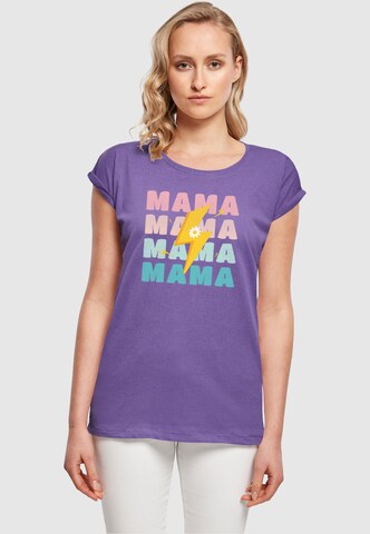 Maglietta 'Mothers Day - Mama' di Merchcode in lilla: frontale