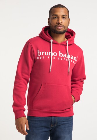 BRUNO BANANI Sweatshirt 'Young' in Rot