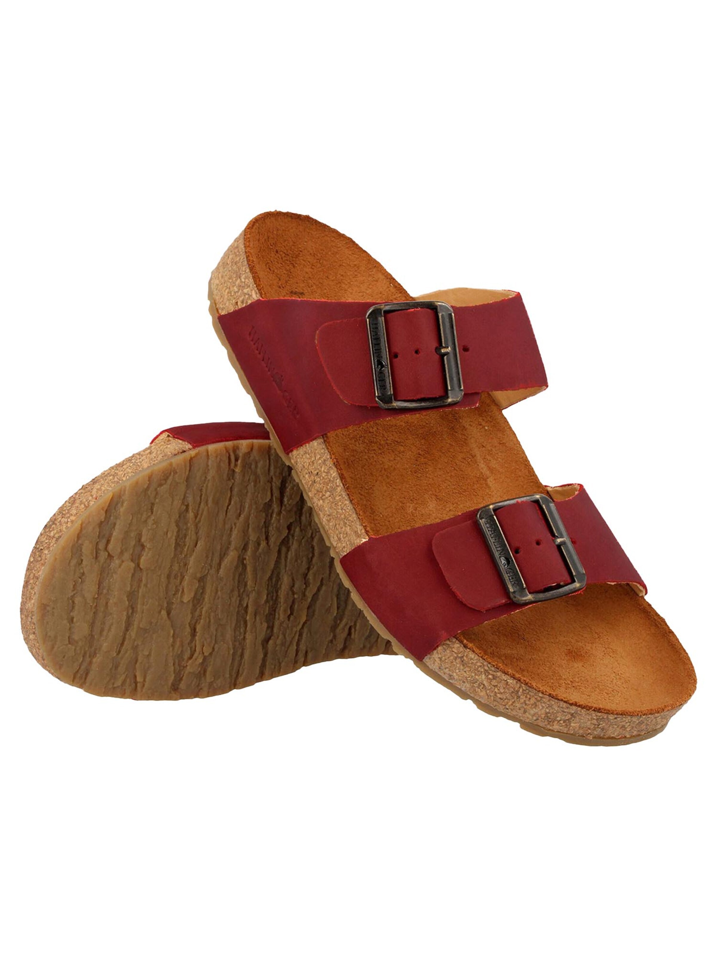 HAFLINGER Mules 'Andrea' in Red