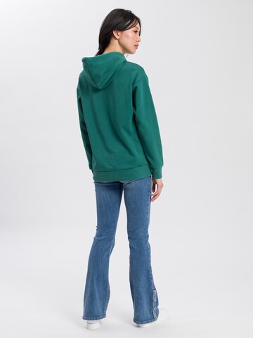 Cross Jeans Sweatshirt in Grün