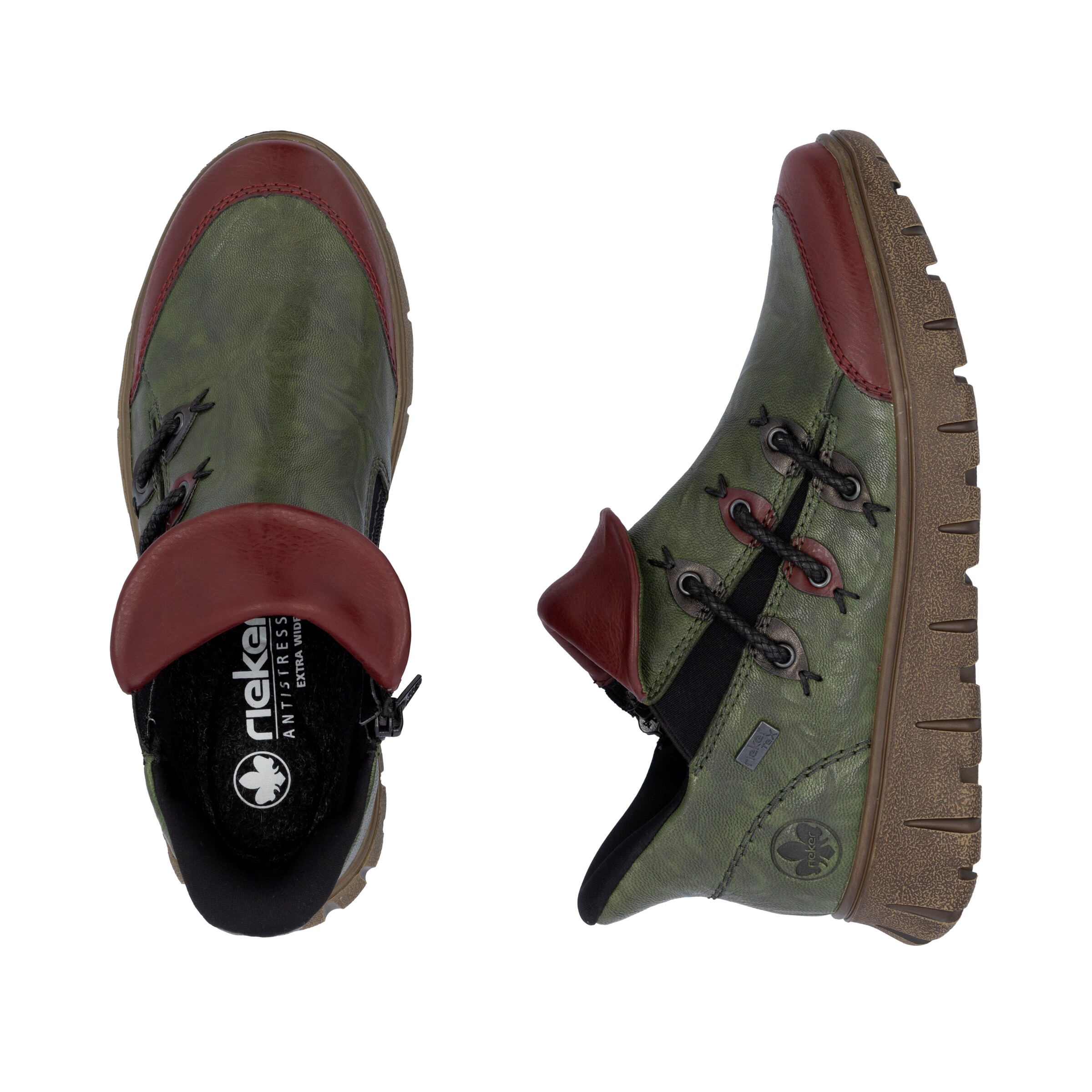 Bottines Rieker en vert