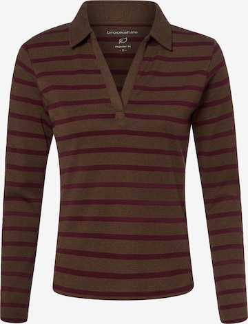 Brookshire Shirt in Braun: Vorderseite