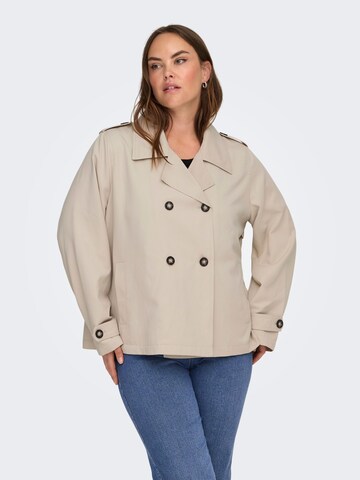 ONLY Carmakoma - Abrigo de entretiempo 'CARHannah' en beige: frente