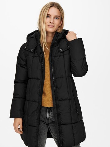 Manteau d’hiver 'DAISY' JDY en noir : devant