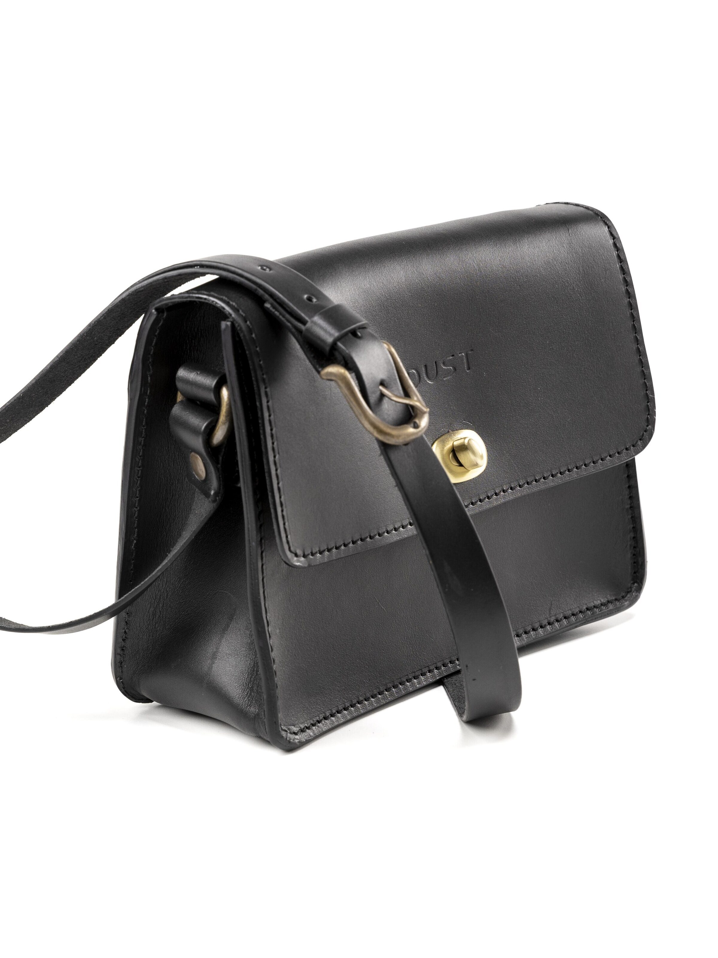 Sac à bandoulière 'Leather Crossbody Black The Santa Fe Collection' THE DUST COMPANY en noir