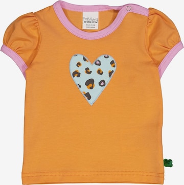 Maglietta di Fred's World by GREEN COTTON in arancione: frontale