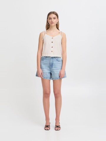 ICHI Top ' IHLINNO ' in White