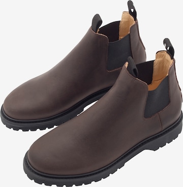 EKN Footwear Chelsea Boots 'WILLOW' in Braun