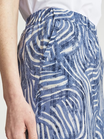 TATUUMWide Leg/ Široke nogavice Hlače 'Namaliko' - plava boja