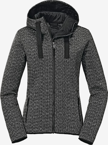 Schöffel Athletic Fleece Jacket 'Aurora' in Black: front
