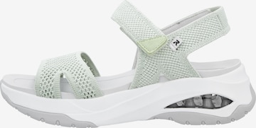 Rieker Sport Trekkingsandale in Grün: Vorderseite