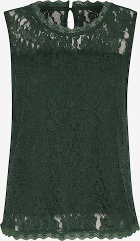 Chemisier 'CR Kit' Cream en vert : devant