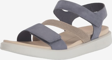 ECCO Strap Sandals in Blue: front
