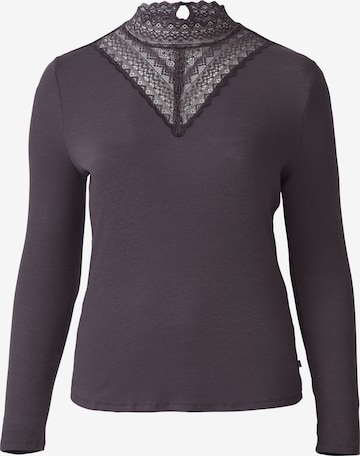 QS Shirt in Lila: Vorderseite