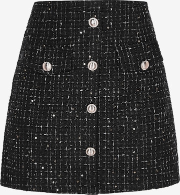 Jupe faina en noir : devant