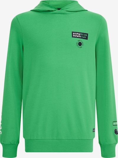 WE Fashion T-Shirt en vert / noir / blanc, Vue avec produit