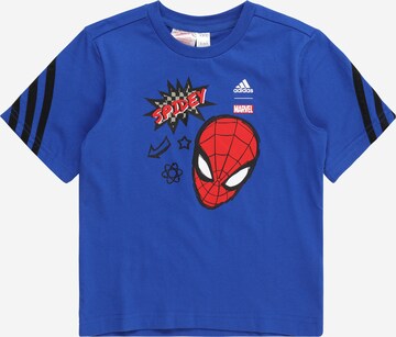 ADIDAS SPORTSWEAR Sportshirt 'Marvel Spider-Man' in Blau: predná strana