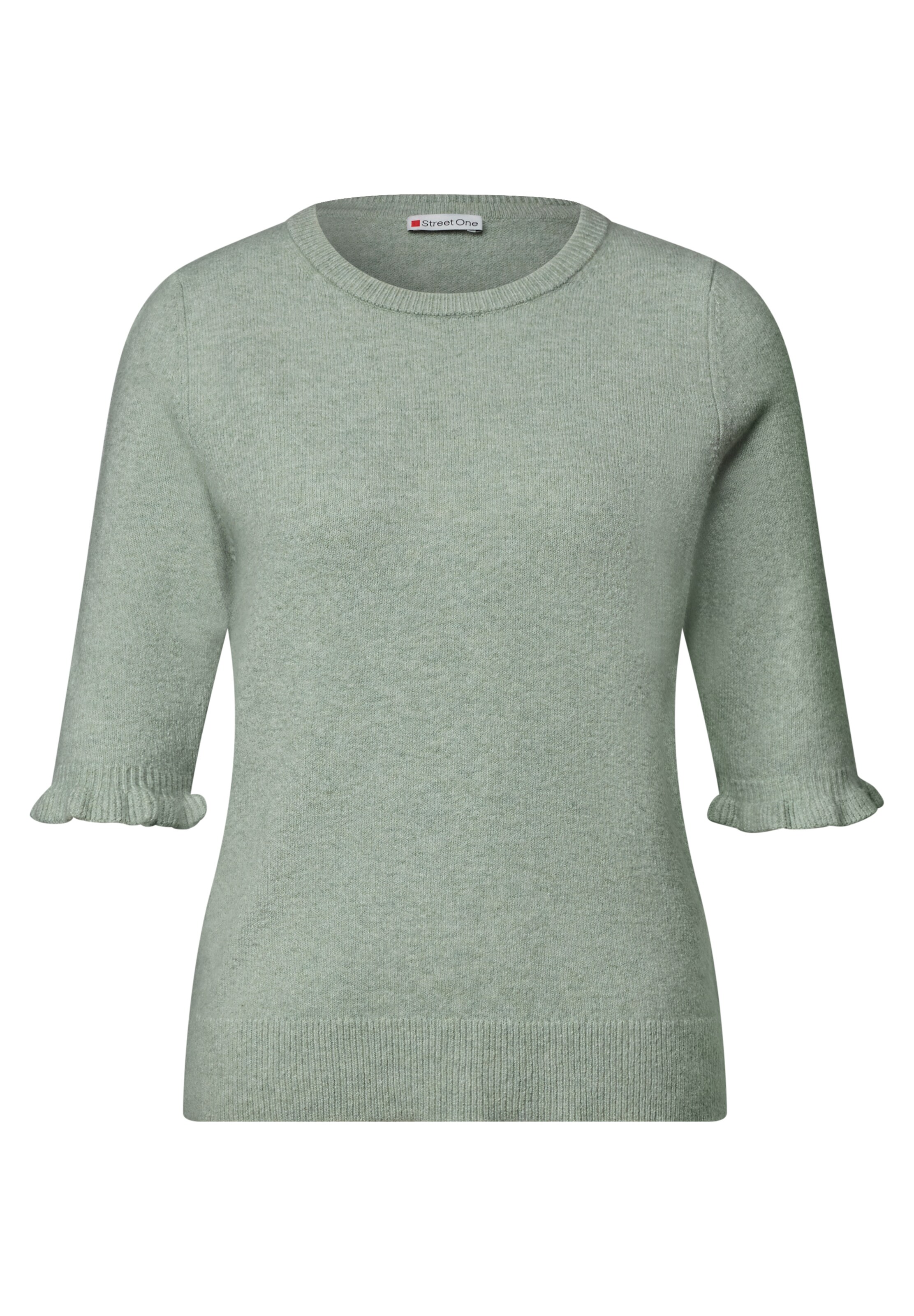 STREET ONE Pullover in Grün: Vorderseite