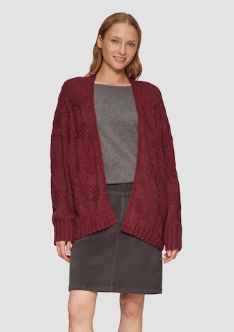 Cardigan oversize s.Oliver en rouge : devant