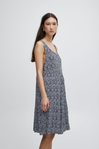 ICHI Summer Dress 'Ihmarrakech' in Blue: front
