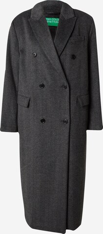 UNITED COLORS OF BENETTON Přechodný kabát 'Doppelreihig' – šedá: přední strana