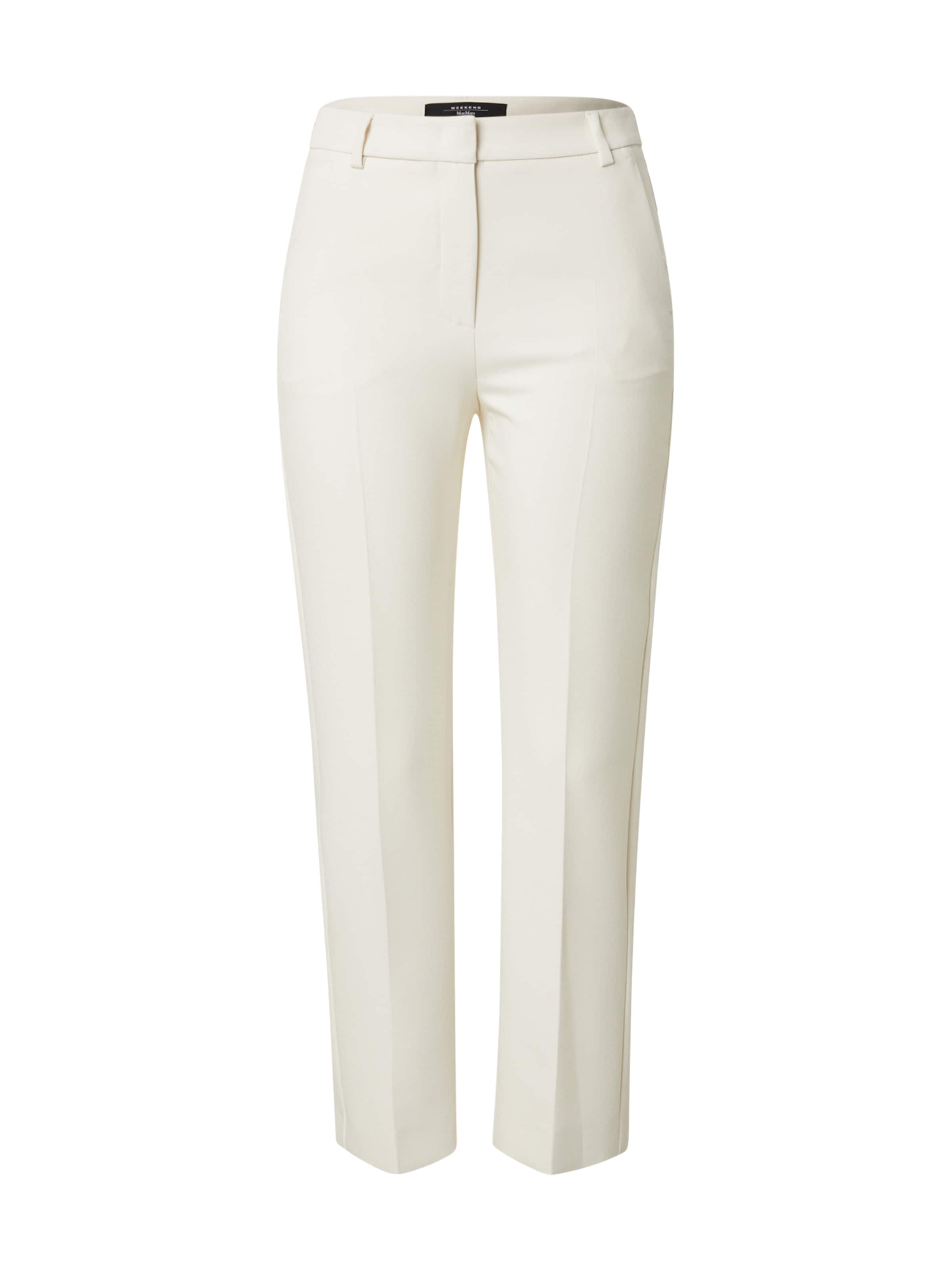 Pantaloni con piega frontale 'RANA' di Weekend Max Mara in beige: frontale