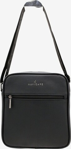Borsa a tracolla 'Borsa a Tracolla Uomo Navigare - Poliestere Chiusura Zip' di Navigare in nero: frontale