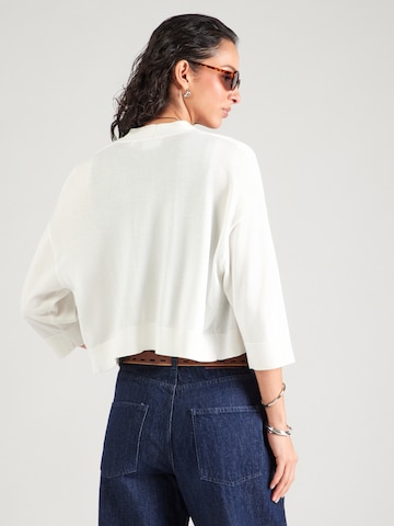 COMMA Strickjacke in Weiß