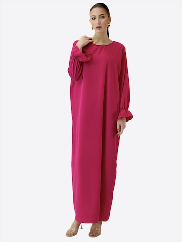 Robe Elara en rose : devant