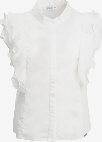 Influencer Pusero värissä valkoinen: etupuoli
