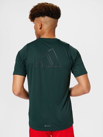 ADIDAS SPORTSWEAR Performance shirt 'Run Icons ' in Green