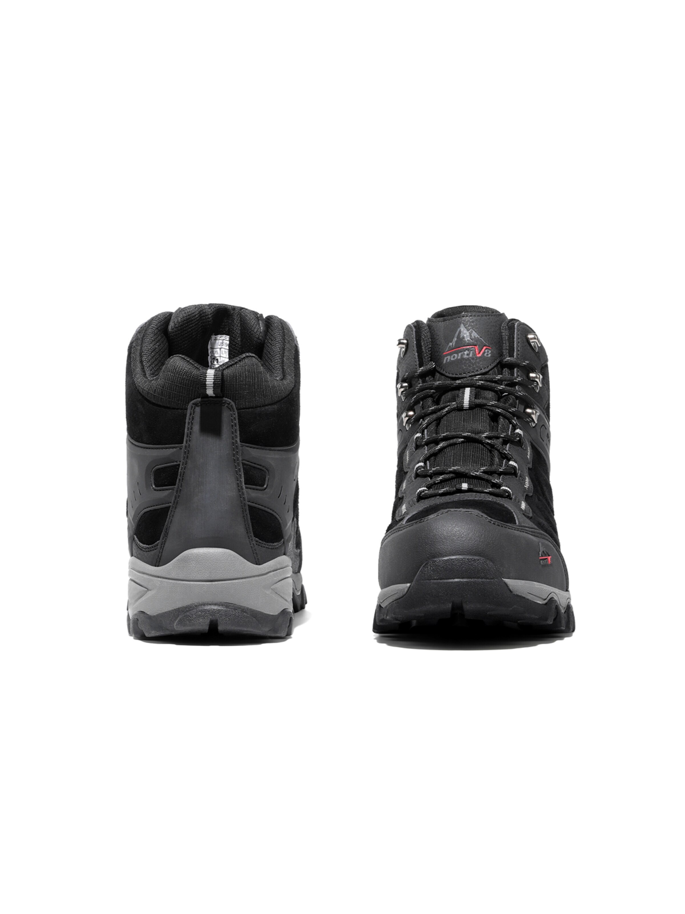 Boots 'NORTIV 8 Herren Wasserdichte Wanderschuhe Outdoor Mid Trekking Leichte Bergschuhe' di NORTIV 8 in nero