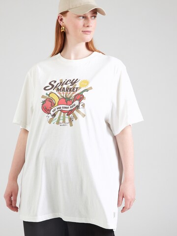 Maglia extra large di Blend Big in bianco: frontale