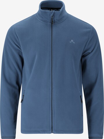 Whistler Athletic Fleece Jacket 'Cocoon' in Blue: front