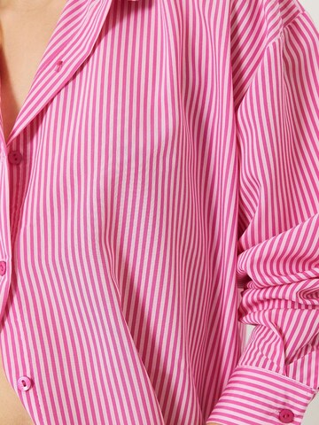 Camicia da donna di Bianco Lucci in rosa