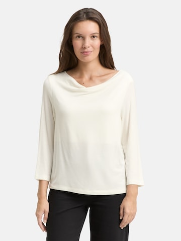 TOM TAILOR Shirt in Wit: voorkant