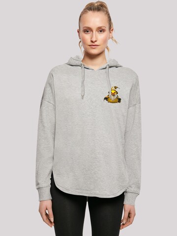 F4NT4STIC Sweatshirt 'Rubber Duck Wizard' in Grey: front