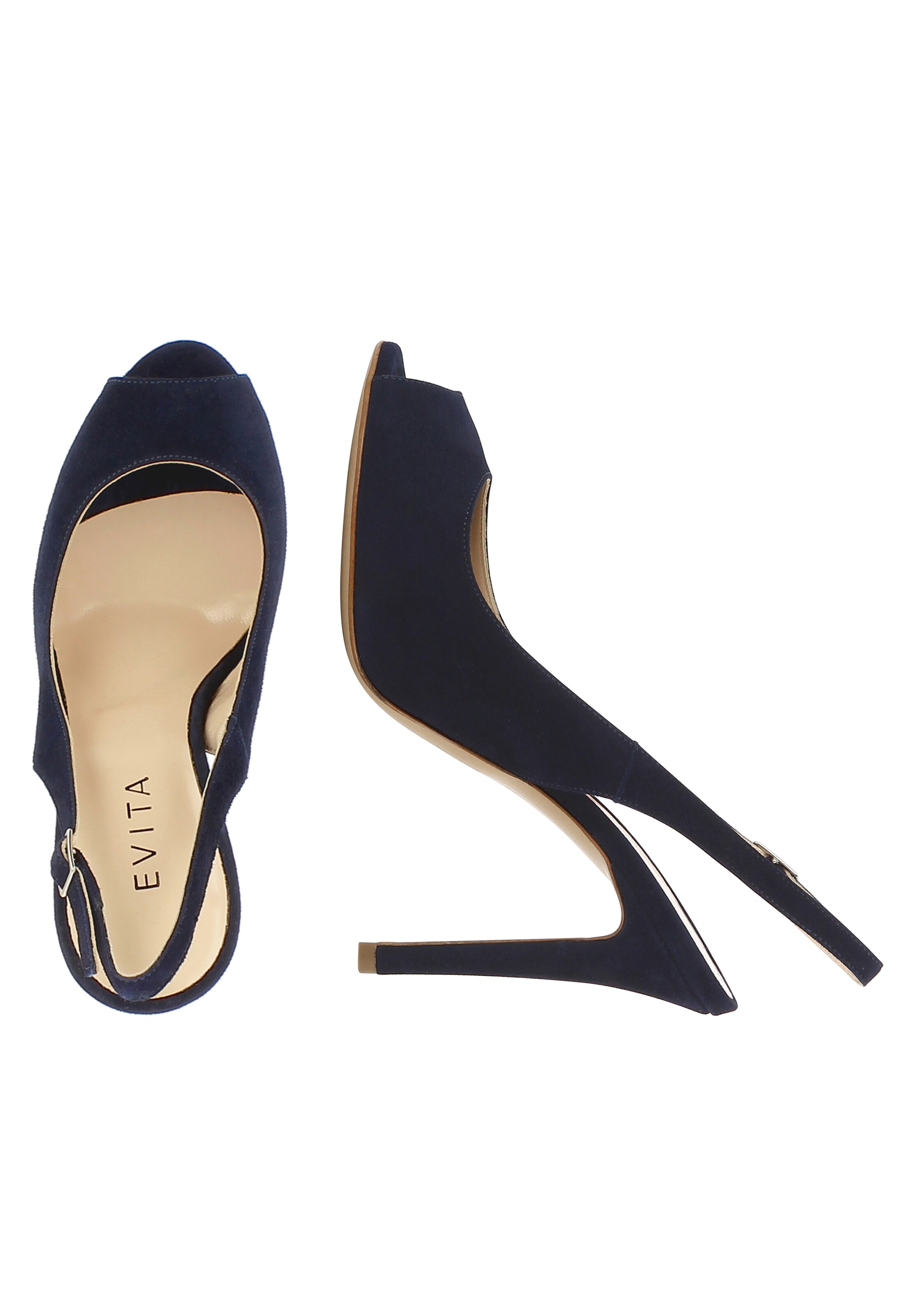 EVITA Damen Slingpeeptoe ALESSANDRA in Blau