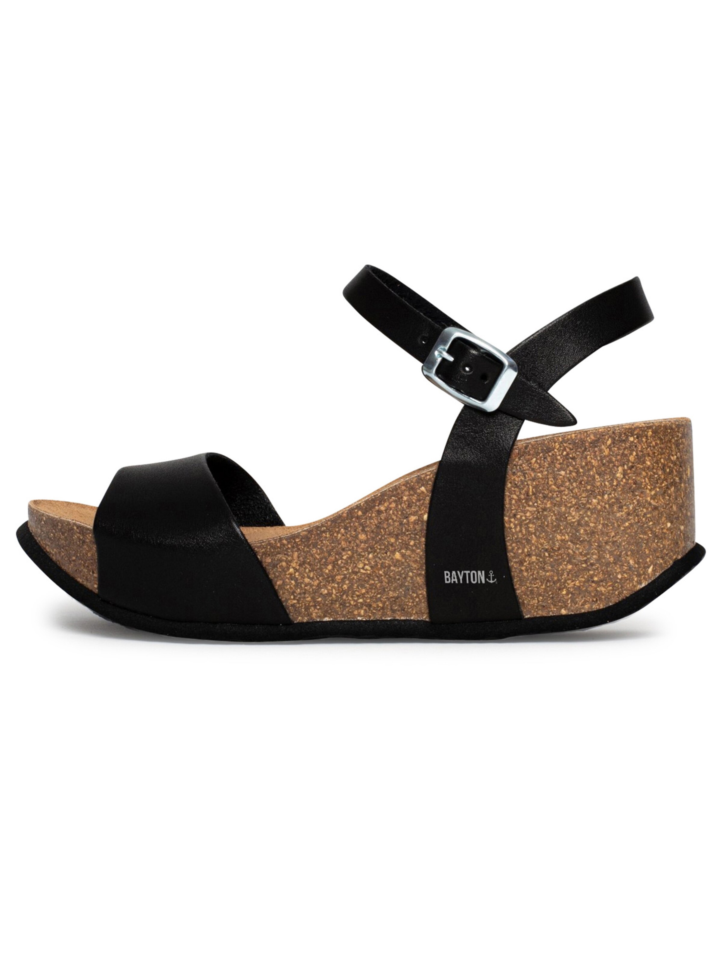 Bayton - Sandalias 'Maya' en negro: frente