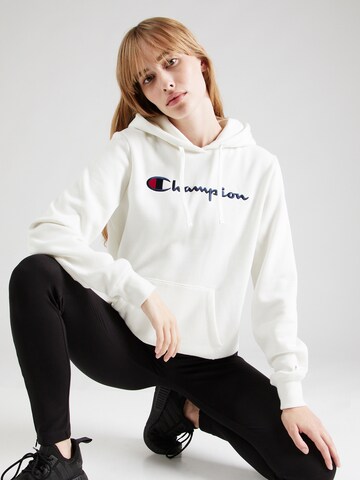 Sweat-shirt Champion Authentic Athletic Apparel en blanc : devant
