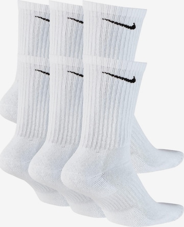 NIKE Athletic Socks 'Everyday Cushioned' in White
