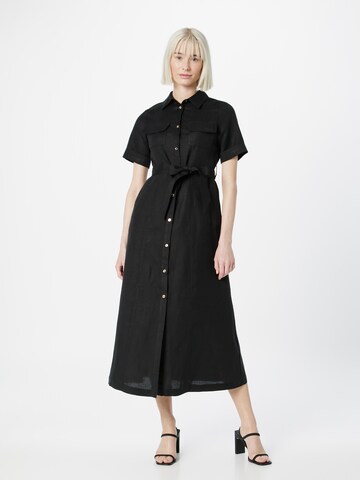 Robe-chemise Karen Millen en noir : devant