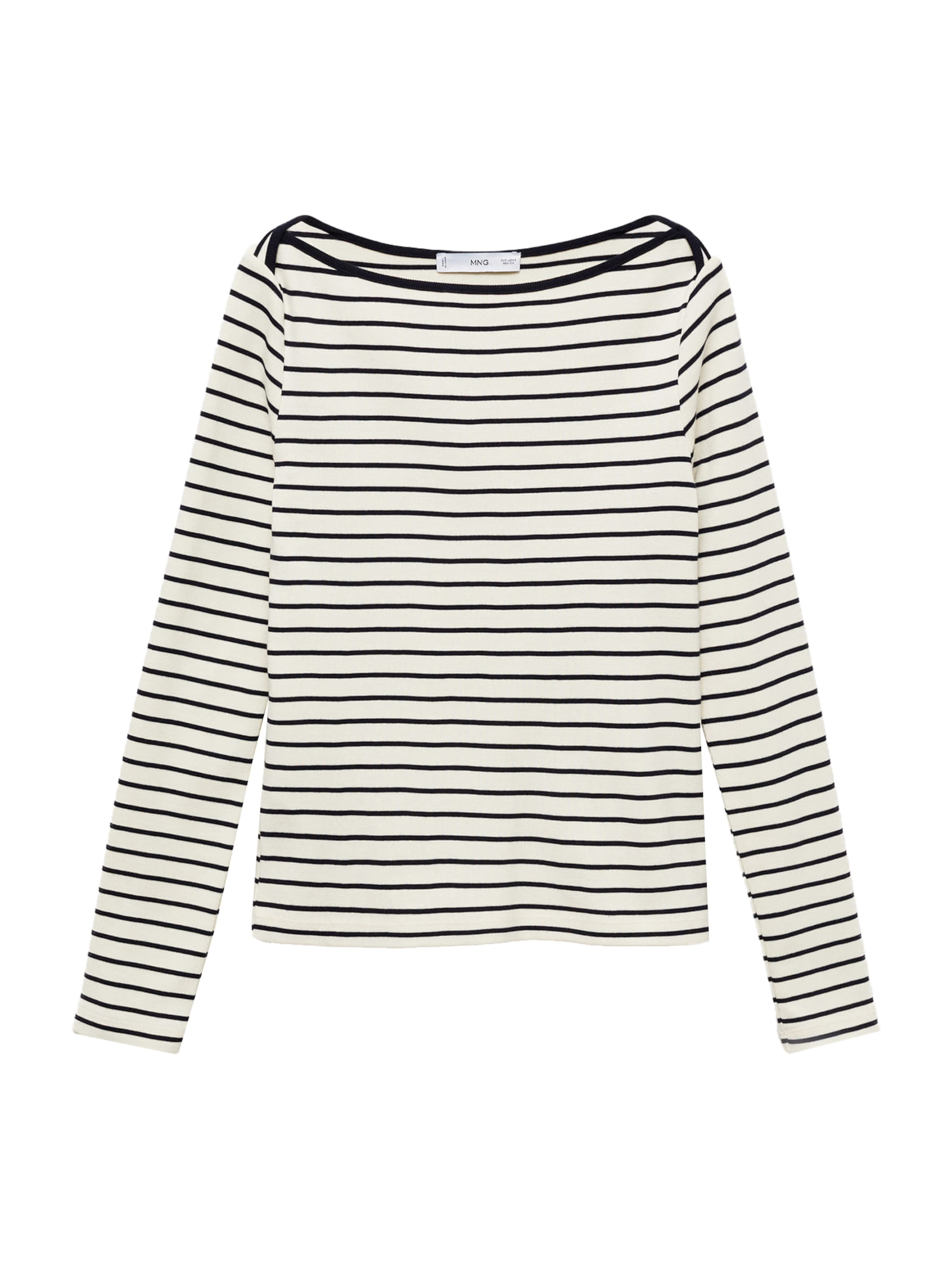 MANGO Majica 'FRENCHI' | bela barva: sprednja stran