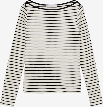 MANGO Majica 'FRENCHI' | bela barva: sprednja stran