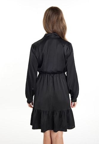 usha BLACK LABEL Obleka | črna barva