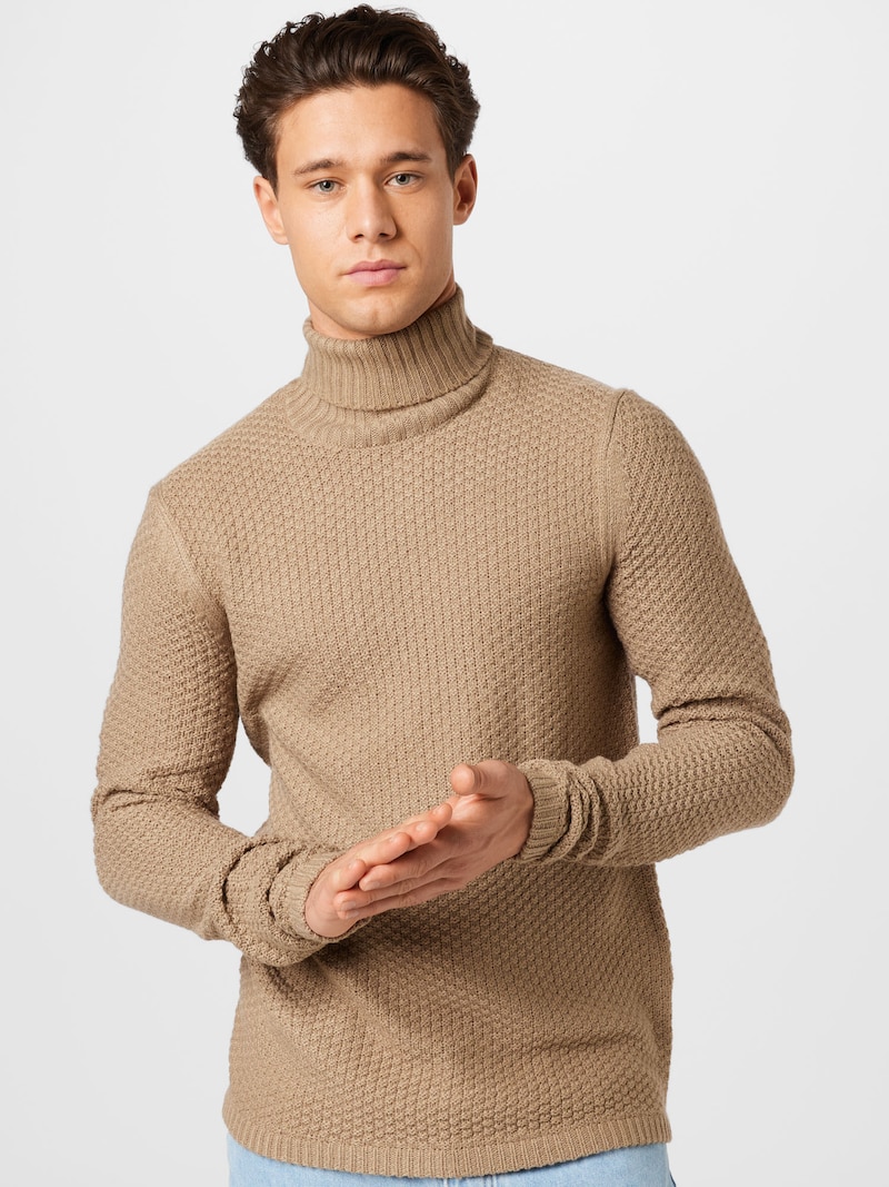 Sweaters & Cardigans Only & Sons Turtlenecks Light Brown