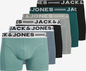 JACK & JONES Boxershorts 'Sense' in Groen: voorkant