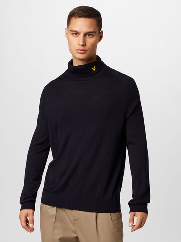 Lyle & Scott Sweater in Blue: front